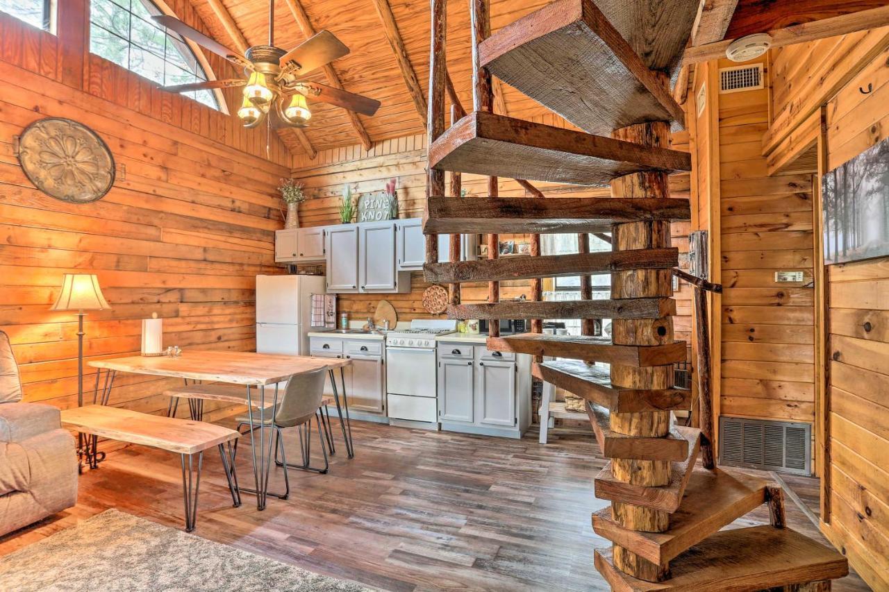 Broken Bow Log Cabin With Fire Pit, Pond, And Deck! Εξωτερικό φωτογραφία