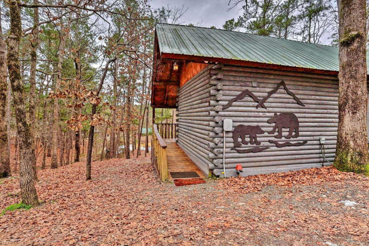 Broken Bow Log Cabin With Fire Pit, Pond, And Deck! Εξωτερικό φωτογραφία