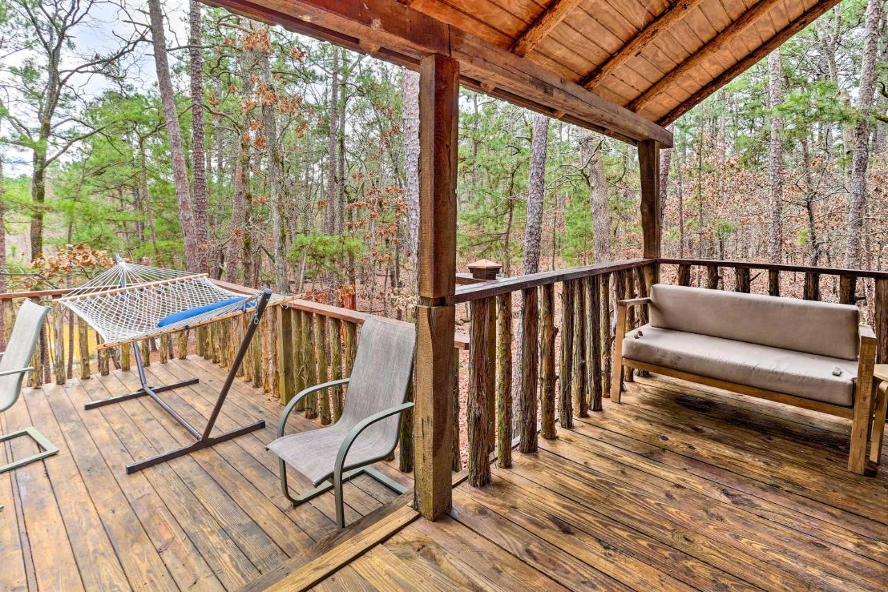 Broken Bow Log Cabin With Fire Pit, Pond, And Deck! Εξωτερικό φωτογραφία