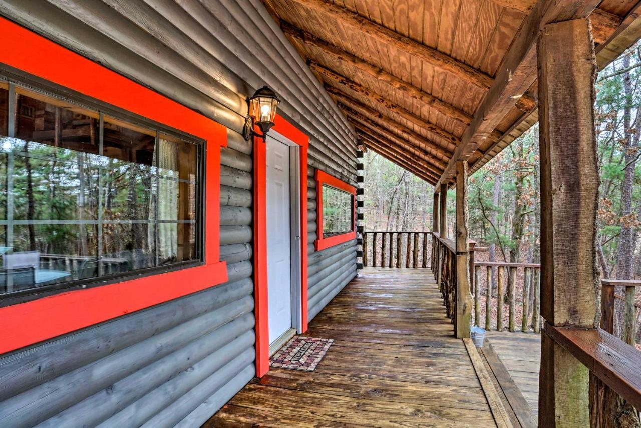 Broken Bow Log Cabin With Fire Pit, Pond, And Deck! Εξωτερικό φωτογραφία